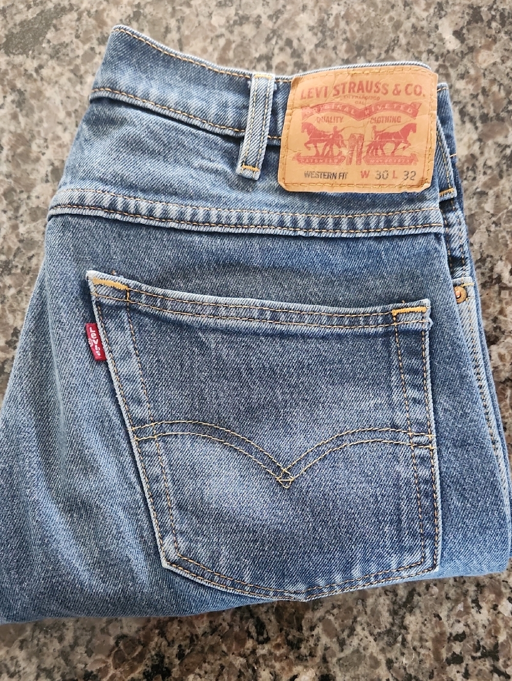 Levi's Western Fit Men's Jeans 30x32 Rodeo Cowboy Farmer Workwear